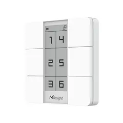 Milesight LoRa WS156 Smart kontrollpanel Smart panel | 6 knapper