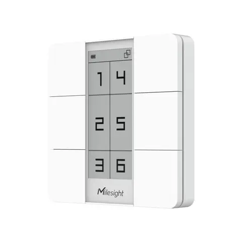 Milesight LoRa WS156 Smart kontrollpanel Smart panel | 6 knapper