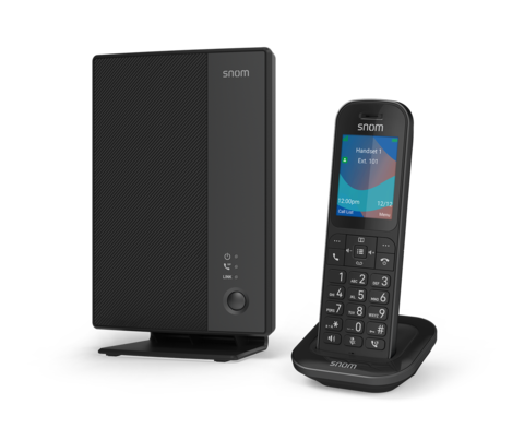 Snom M253 IP DECT telefon Basestasjon og håndsett