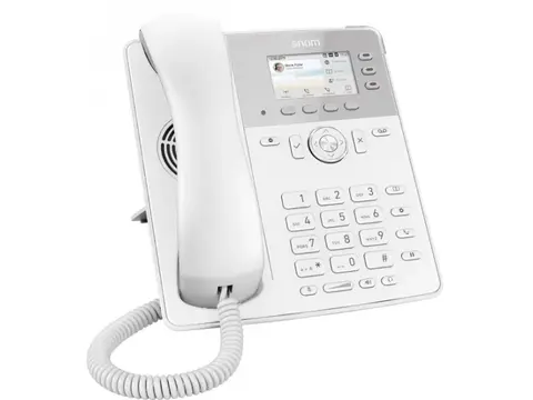 Snom D717 IP-bordtelefon hvit 2.7" fargeskjerm, PoE, USB 2.0 A