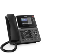 Snom D810W IP-bordtelefon sort 3,4" fargeskj. WLAN,Ethernet 10/100/1000