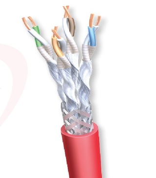 4par Cat6A S/FTP LSOH Funksjonssikker