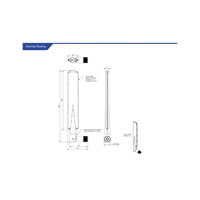 Panorama PWB 4G/5G-terminalantenne 4G/5G | SMA-han 