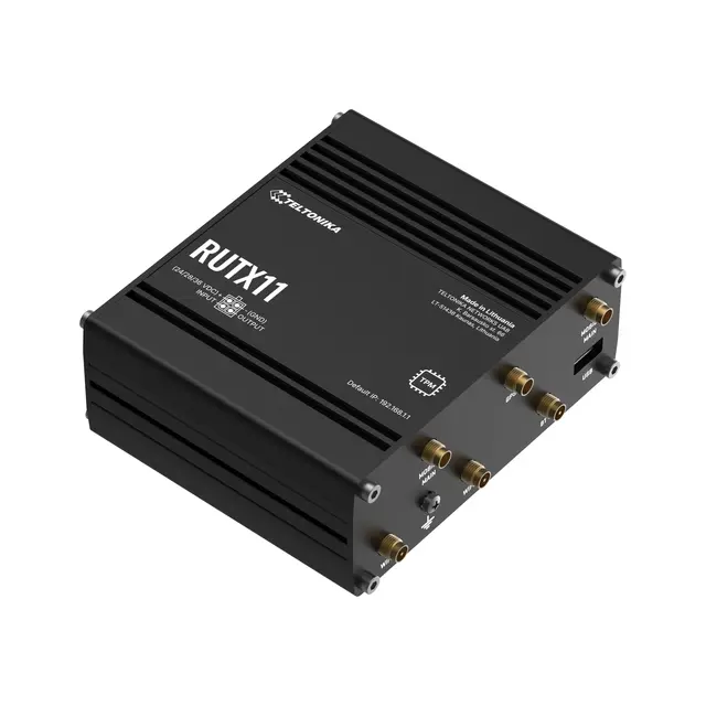Teltonika RUTX11 4G-ruter 4G Cat6, WiFi5, BT5LE, GNSS, 2xSIM 