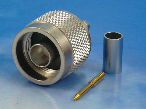Krympekonnektor N-han plugg Til LMR200, FF200, Aircell 5, RG58