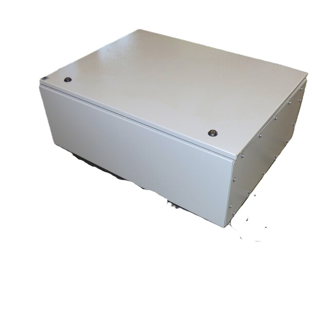 B-Vare Påveggskap IP65 800x600x300 ZPAS Skjev dør. Grå 