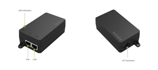 EnGenius EPA5060XBT PoE-injektor 10GE | 60W | 802.3af/at/bt | Aktiv 