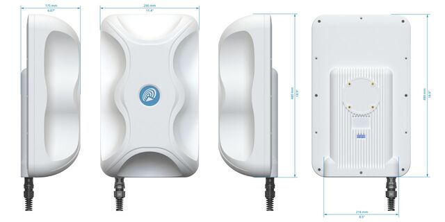 QuWireless QuMax for TRB501 Kombinert antenne/innkapsling 