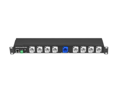 NetIO PowerPDU 8QV nettstyrt strøm 8xPowerCON | 1xLAN | 1xDI | 19"/1U | ZVS