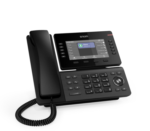 Snom D815WB IP-bordtelefon sort Bluetooth, WLAN, Ethernet 10/100/1000 