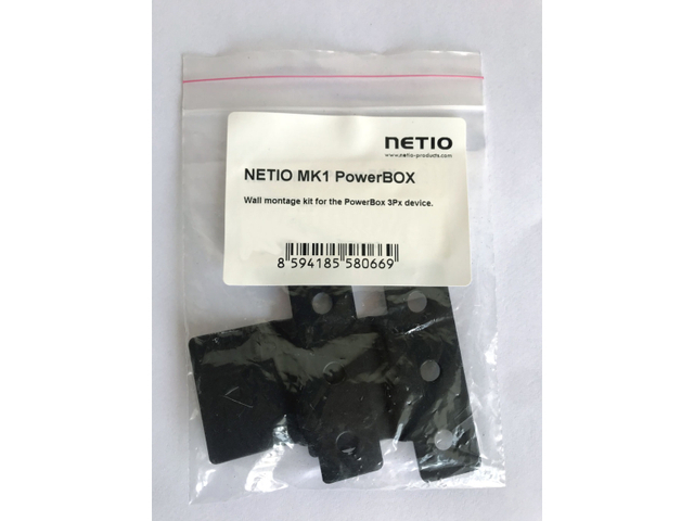 NetIO MK1 PowerBOX braketter for vegg Til PowerBOX 3Px og 4Kx 
