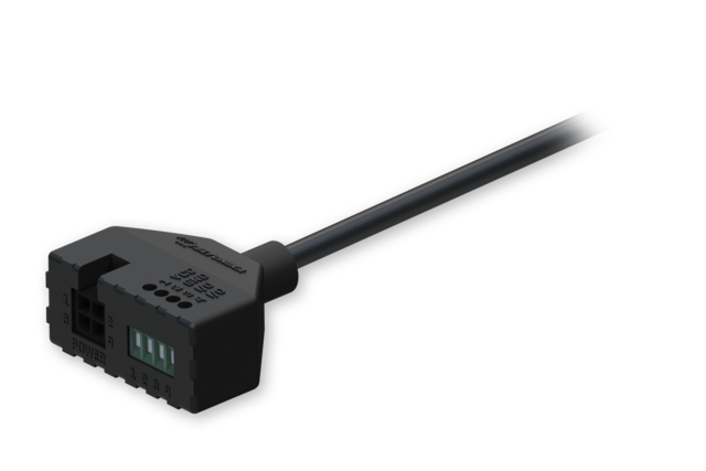 Teltonika adapter 4-pin til 4-pin + I/O Adapter med I/O-port 