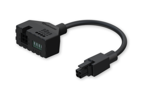 Teltonika adapter 4-pin til 4-pin + I/O Adapter med I/O-port