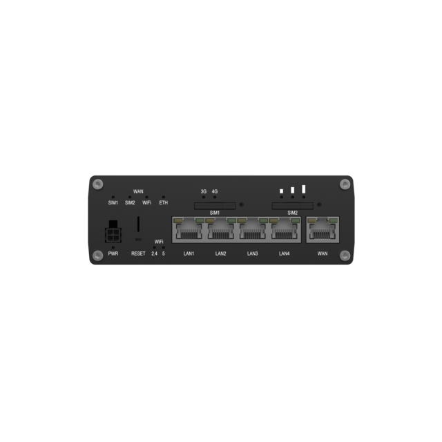 Teltonika RUTM16 4G-ruter Global 4G Cat6, 5×GE, WiFi5, GNSS, 2×SIM/eSIM 