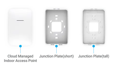 EnGenius ECW215 AP Cloud Wall Plate WiFi6 | 2×1GE | 2×2 | innendørs | vegg 