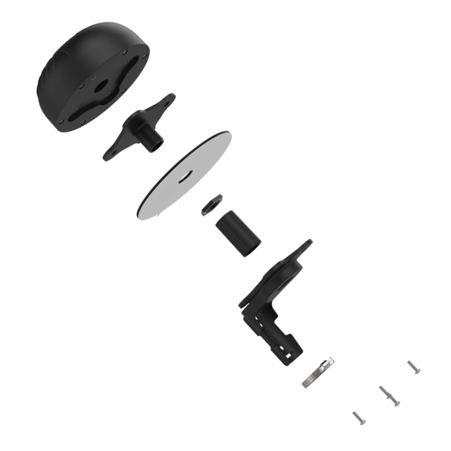 Poynting MIMO-4-17  4G-/5G-antenne 4x4 MiMo 4G/5G, 2x2 MiMo WiFi, GPS, sort 