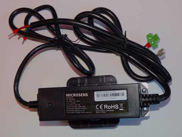 Powersupply for PoE+ MicroSwitch  kanal 150W 54VDC/2.8A, FTTO, i kanal 