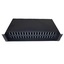 144 fiber 2U patchpanel SysM LC-Quad Svart, 36xLC-Quad