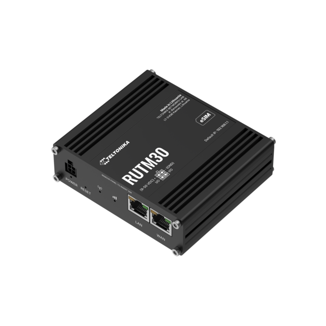 Teltonika RUTM300 5G-ruter 1x5G, eSIM+2 SIM, WiFi, 2GbE 