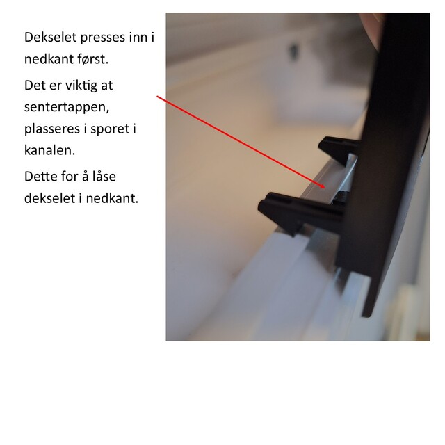 Kanaluttak f/TEK 2xkeystone Svart FF6018, Halogenfri 