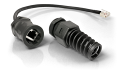 QuWireless IP68 RJ-45 kontaktadapter IP68 RJ-45 socket adapter