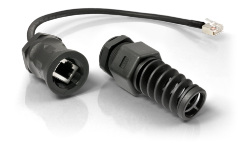 QuWireless IP68 RJ-45 kontaktadapter IP68 RJ-45 socket adapter
