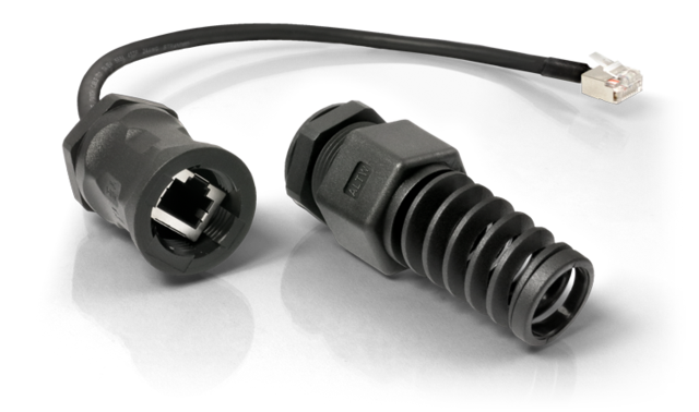 QuWireless IP68 RJ-45 kontaktadapter IP68 RJ-45 socket adapter 