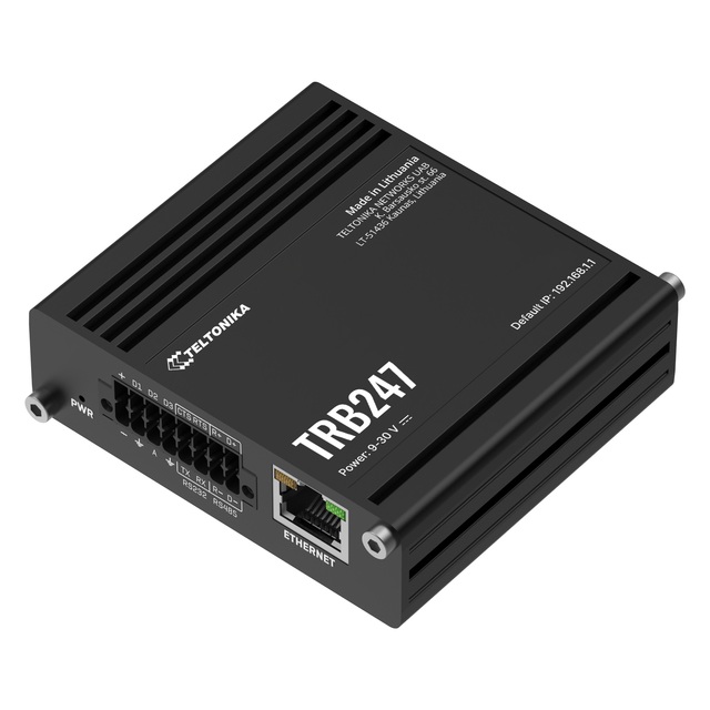 Teltonika TRB247 industriell gateway Cat1 LTE, GNSS,  RS232/RS485, 3xDI, 3xDO 