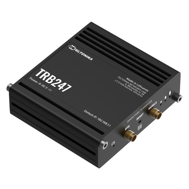 Teltonika TRB247 industriell gateway Cat1 LTE, GNSS,  RS232/RS485, 3xDI, 3xDO 