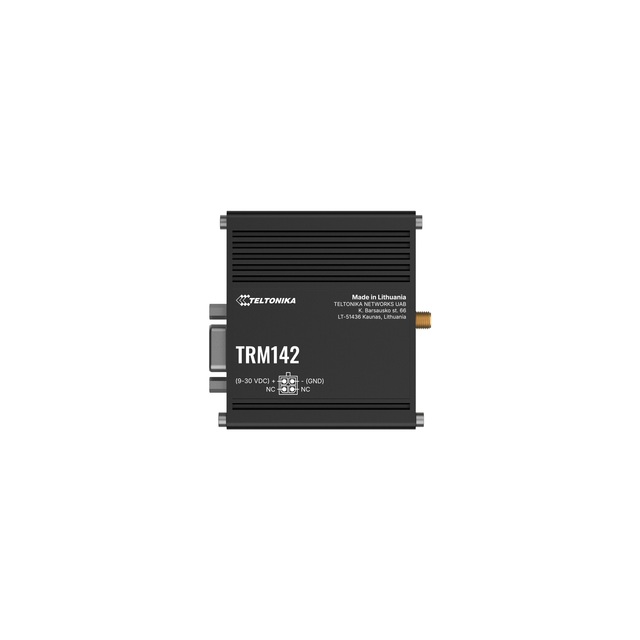 Teltonika TRM142 industrielt modem 1 eth, 1 SIM, Cat4  LTE, DB9 RS232, USB 
