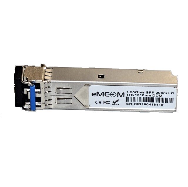SFP 1.25 Gb/s 20km 1310nm, Cisco, LC SM, Cisco, DDM 0-20 km, LC connector 