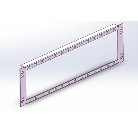 3U LGX 30 ramme svart for 14 stk LGX30 bokser, Telia