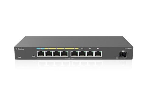EnGenius EXT1109P PoE+ Switch Extender 8x 1GbE | 1x SFP | PoE+ 60W