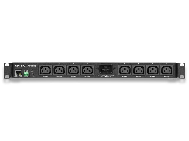 Netio PowerPDU 8KS nettstyrt strøm 8 stk  IEC-320 C13, 1xLAN, 19" 