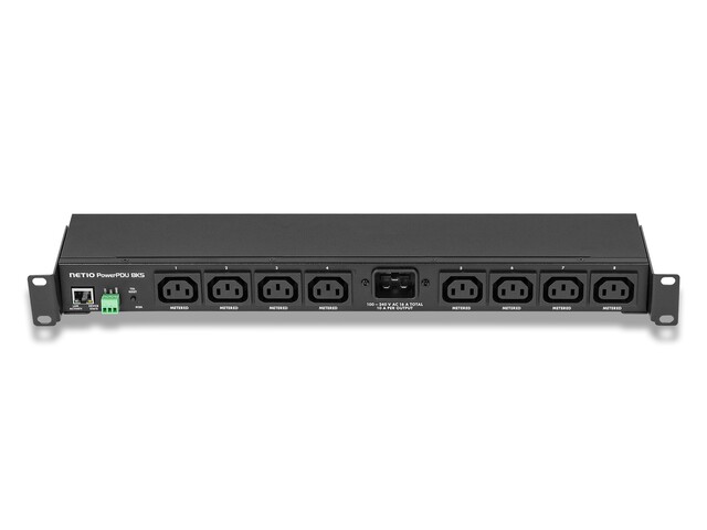 Netio PowerPDU 8KS nettstyrt strøm 8 stk  IEC-320 C13, 1xLAN, 19" 