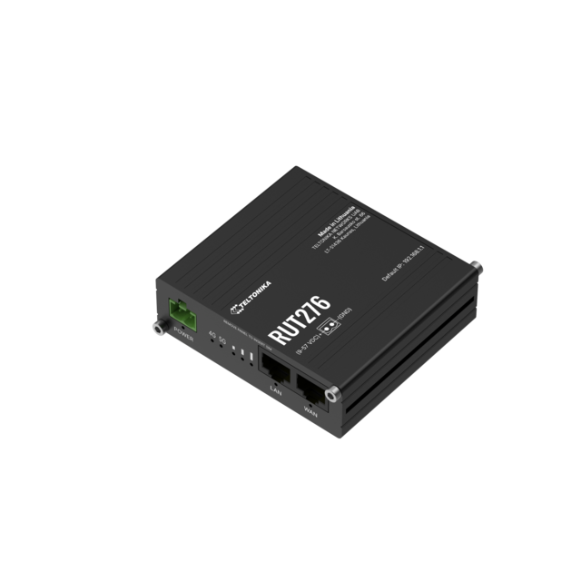 Teltonika RUT276 RedCap 5G-ruter 1x5G RedCap, 2 SIM, WiFi, seriell 