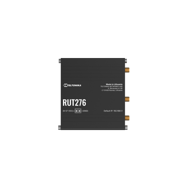 Teltonika RUT276 RedCap 5G-ruter 1x5G RedCap, 2 SIM, WiFi, seriell 