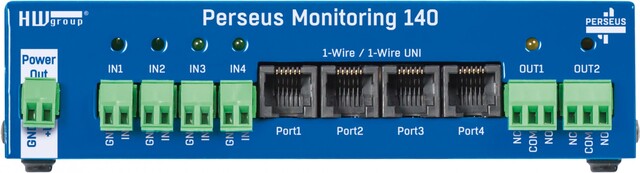 HWg Perseus Monitoring 140 2DO,4x DI,4xRJ11, RS485 Modbus-R 