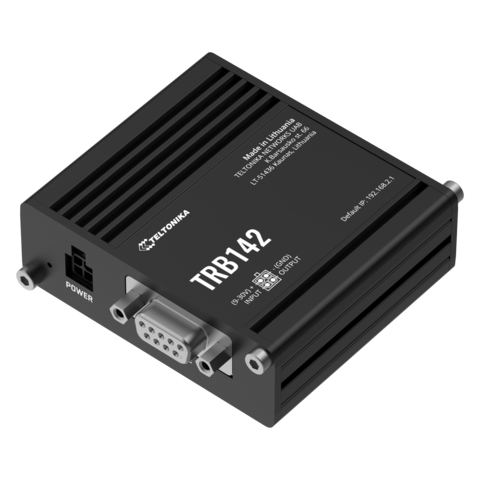 Teltonika TRB142 LTE Cat1-gateway 1 RS232, 1 SIM, 1 antenne, Cat1 LTE