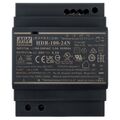 Industriell str&#248;mforsyning100W/24V HDR-100+24N,4,2A 24W, Mean Well