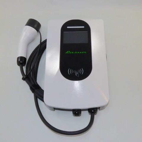 Ladestasjon 7kW 1-fas 32A m/5m kabel Elbillader inkl type2 kabel GRATIS FRAKT