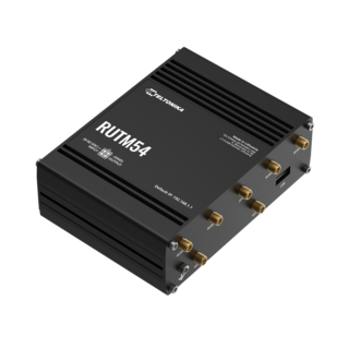 Teltonika RUTM54 5G-ruter 1x5G, 2 SIM, WiFi, 4GbE, GPS/GNSS