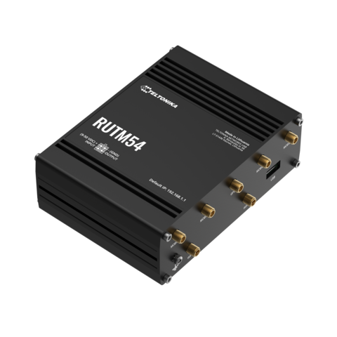 Teltonika RUTM54 5G-ruter 1x5G, 2 SIM, WiFi, 4GbE, GPS/GNSS