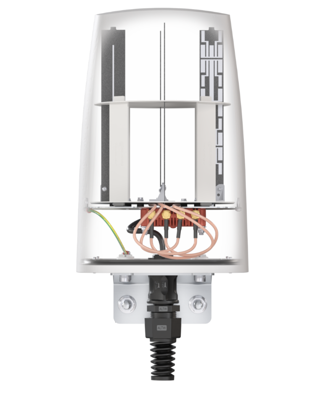 QuSpot for Rajant Cardinal AG1 Kombinert antenne/kapsling 