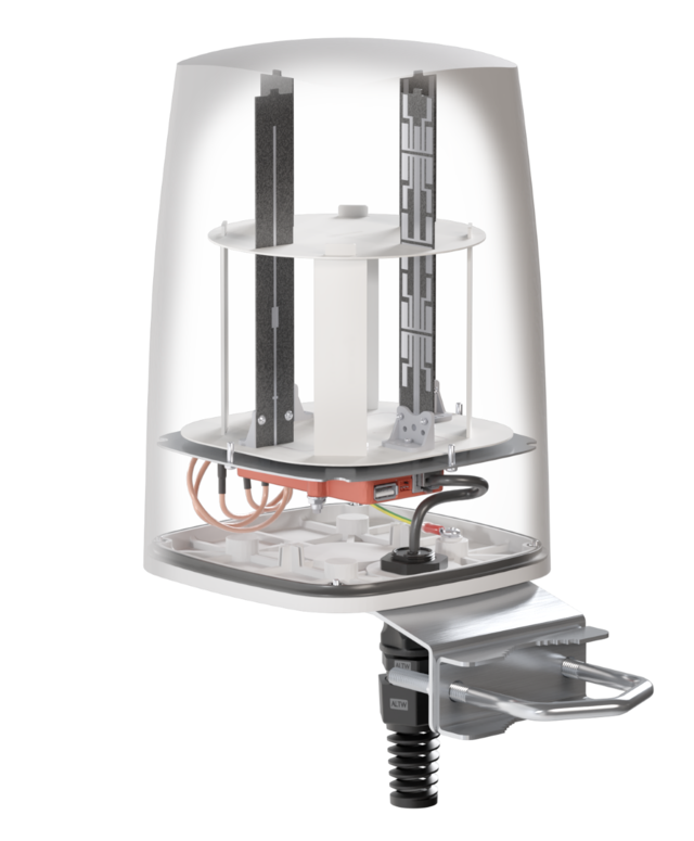 QuSpot for Rajant Cardinal AG1 Kombinert antenne/kapsling 