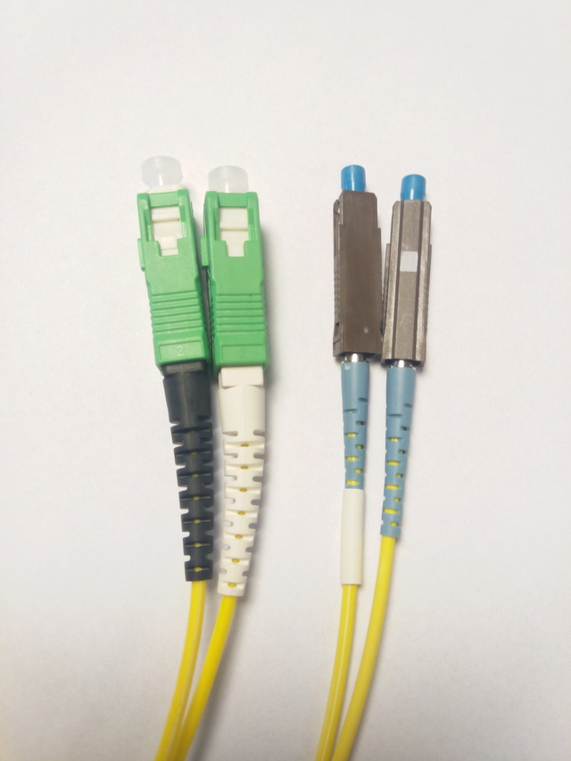 SC/APC-MU DPX SM Fiberpatch LSOH, Patchkabel, Fibersnor