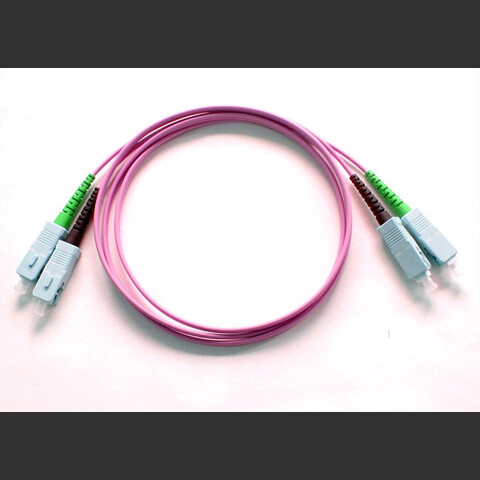 SC-SC DPX OM4 Fiberpatch FR-LSOH, Patchkabel, Fibersnor