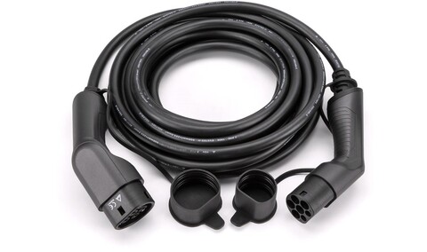 Ladekabel 10m T2-T2 uttak 32A/3-fas 22kw Mode 3, TPU, GRATIS FRAKT