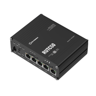 Teltonika RUTC50 5G-ruter eSIM 5G, 5×GE, WiFi6, GNSS, 2×SIM