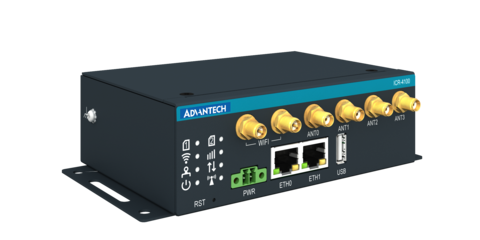 Advantech ICR-4161W 5G-ruter WiFi 2xGE, 2xSIM, GNSS, BT5, USB, WiFi6